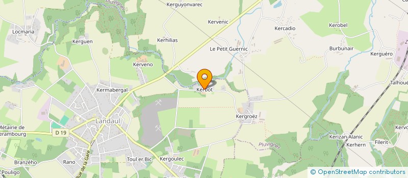 localisation de l'entreprise MONSIEUR THOMAS GROUSSET  LANDAUL