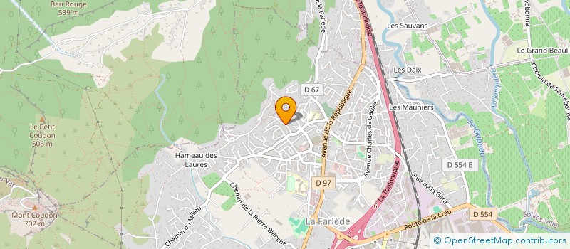 localisation de l'entreprise MONSIEUR THOMAS GRUNBERGER  LA FARLEDE