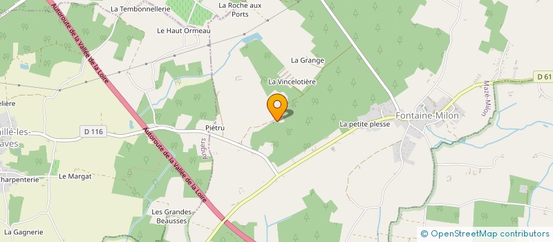 localisation de l'entreprise MONSIEUR THOMAS GUENOUX  JARZE VILLAGES