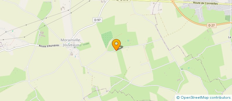localisation de l'entreprise MONSIEUR THOMAS GUERARD  MORAINVILLE-JOUVEAUX