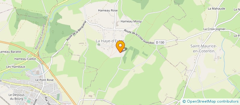 localisation de l'entreprise MONSIEUR THOMAS GUERIN  LA HAYE-D'ECTOT