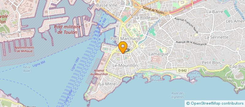 localisation de l'entreprise MONSIEUR THOMAS GUERIN  TOULON