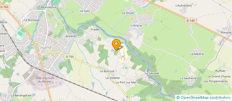 localisation de l'entreprise MONSIEUR THOMAS GUERIN  CUGAND