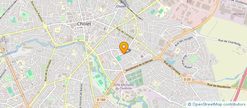 localisation de l'entreprise MONSIEUR THOMAS GUERIN à CHOLET