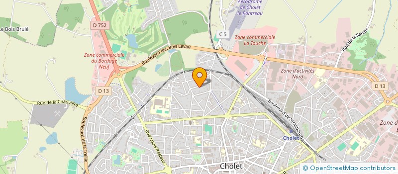 localisation de l'entreprise MONSIEUR THOMAS GUERN à CHOLET