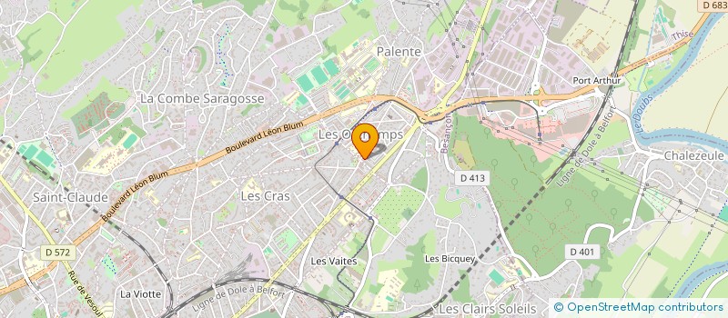localisation de l'entreprise MONSIEUR THOMAS GUERREIRO à BESANCON