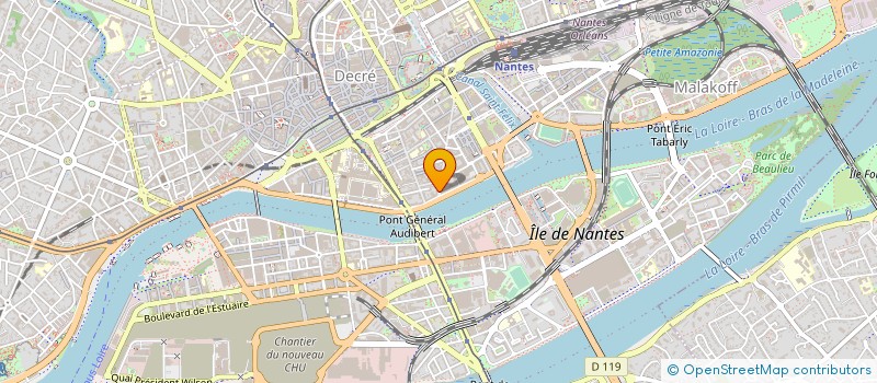 localisation de l'entreprise MONSIEUR THOMAS GUIART à NANTES