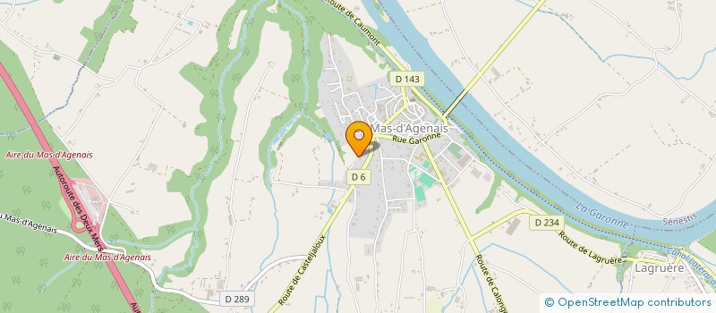 localisation de l'entreprise MONSIEUR THOMAS GUICHARD  LE MAS D'AGENAIS