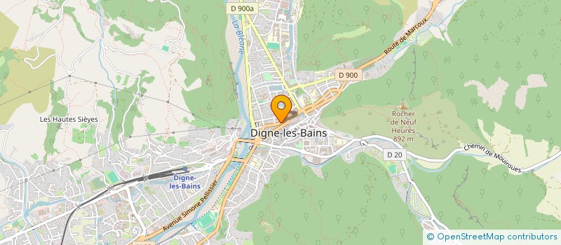 localisation de l'entreprise MONSIEUR THOMAS GUIDICELLI à DIGNE-LES-BAINS