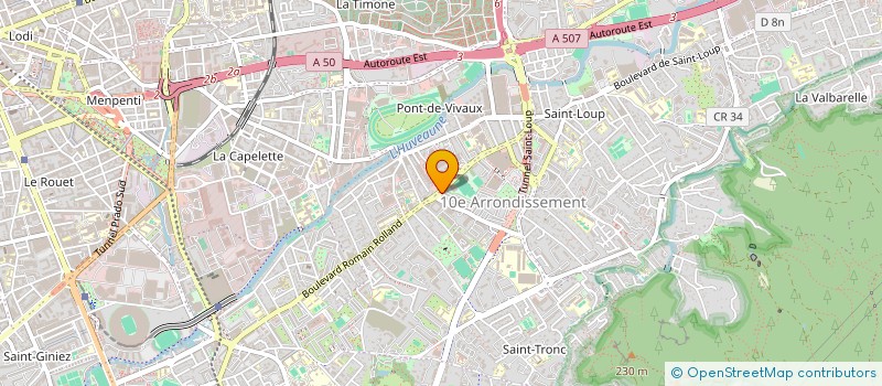 localisation de l'entreprise MONSIEUR THOMAS GUIDINI  MARSEILLE