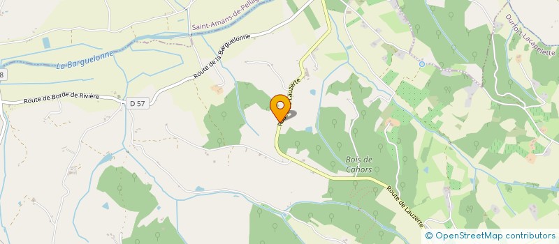 localisation de l'entreprise MONSIEUR THOMAS GUIEAU  DURFORT-LACAPELETTE