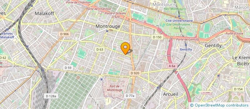 localisation de l'entreprise MONSIEUR THOMAS GUILBAUD  MONTROUGE