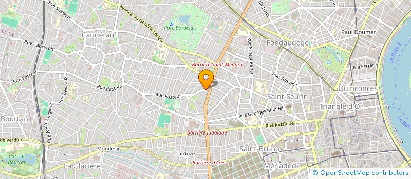 localisation de l'entreprise MONSIEUR THOMAS GUILET  BORDEAUX