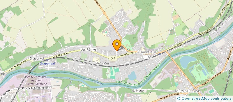 localisation de l'entreprise MONSIEUR THOMAS GUILHAMON  AUVERS-SUR-OISE