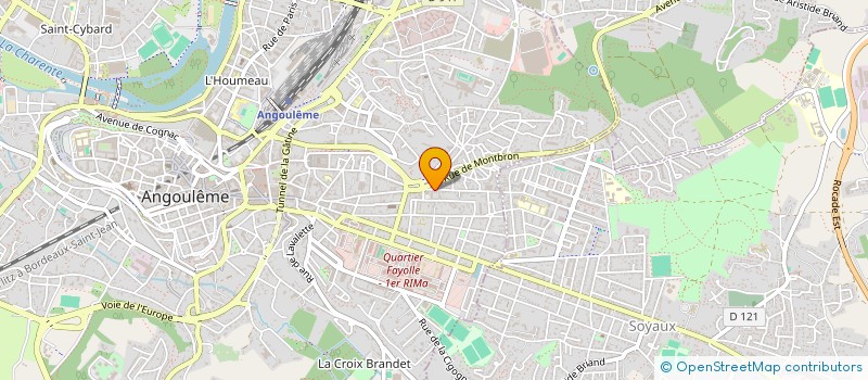 localisation de l'entreprise MONSIEUR THOMAS GUILLARD à ANGOULEME