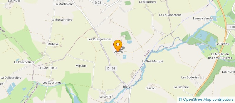 localisation de l'entreprise MONSIEUR THOMAS GUILLAUME à PARCE