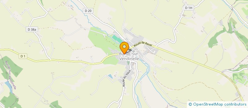 localisation de l'entreprise MONSIEUR THOMAS GUILLEMIN  AURIAC-SUR-VENDINELLE