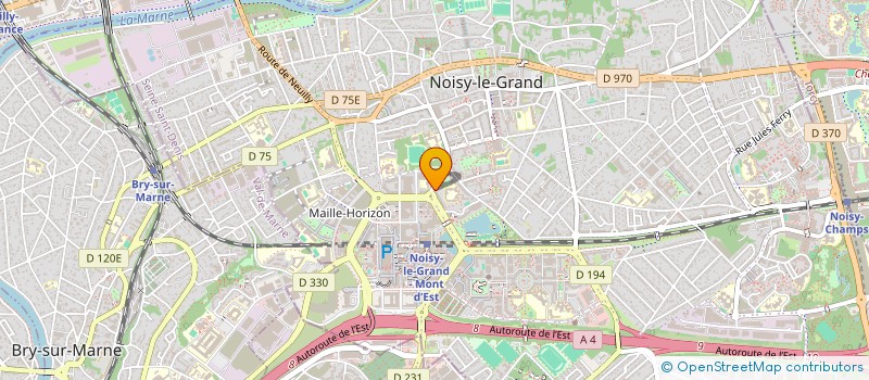 localisation de l'entreprise MONSIEUR THOMAS GUILLEMOT  NOISY-LE-GRAND