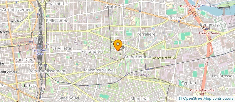 localisation de l'entreprise MONSIEUR THOMAS GUILLEN  VILLEURBANNE