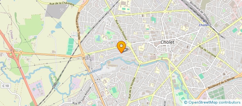 localisation de l'entreprise MONSIEUR THOMAS GUILLON à CHOLET