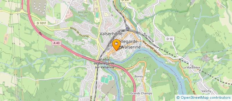 localisation de l'entreprise MONSIEUR THOMAS GUILLON à VALSERHONE