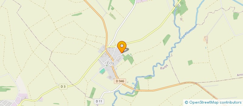 localisation de l'entreprise MONSIEUR THOMAS GUILLOT  ECLY