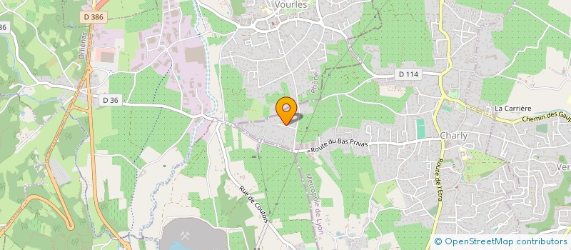 localisation de l'entreprise MONSIEUR THOMAS GUILLOT  CHARLY