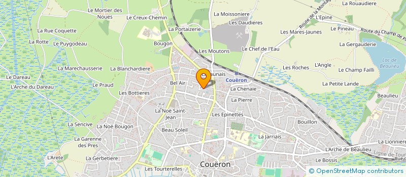 localisation de l'entreprise MONSIEUR THOMAS GUILLOUET à COUERON