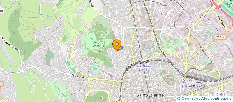 localisation de l'entreprise MONSIEUR THOMAS GUINAMANT  SAINT-ETIENNE