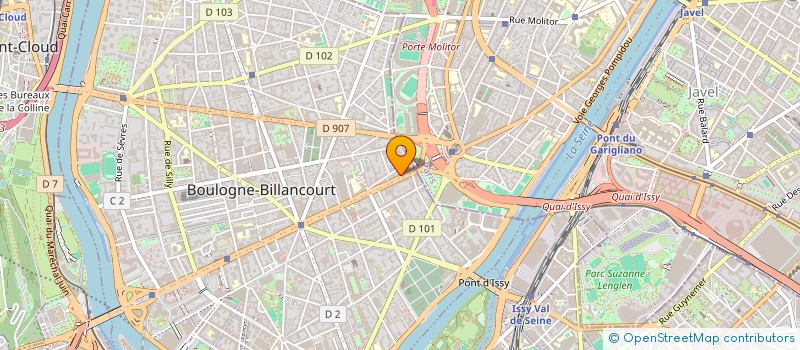 localisation de l'entreprise MONSIEUR THOMAS GUINERO  BOULOGNE-BILLANCOURT