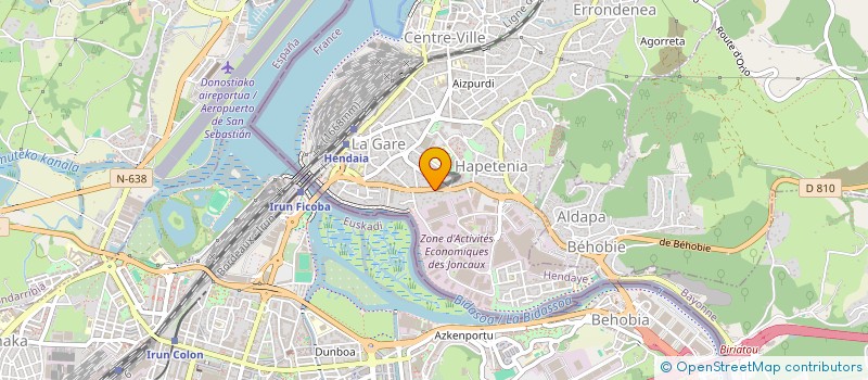 localisation de l'entreprise MONSIEUR THOMAS GUIOL  HENDAYE