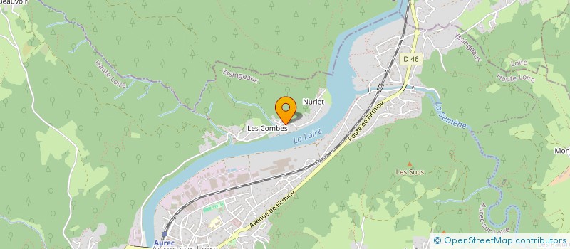 localisation de l'entreprise MONSIEUR THOMAS GUISSET  AUREC-SUR-LOIRE