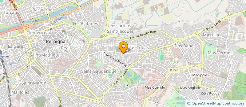 localisation de l'entreprise MONSIEUR THOMAS GUISSET  PERPIGNAN