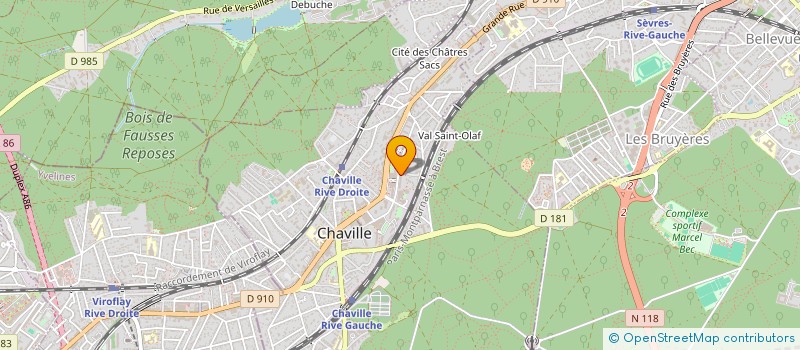 localisation de l'entreprise MONSIEUR THOMAS GUITON à CHAVILLE