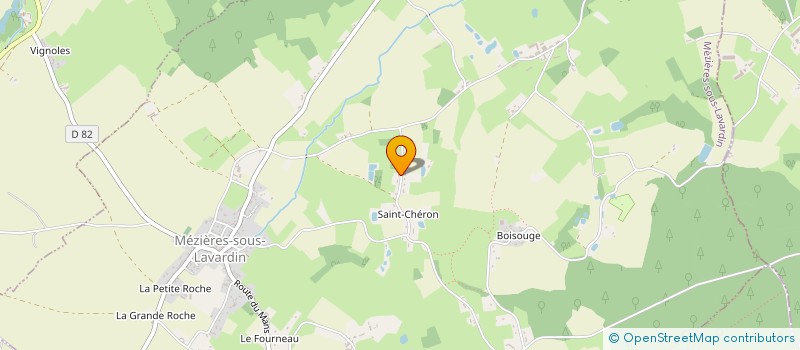 localisation de l'entreprise MONSIEUR THOMAS GUITON  MEZIERES-SOUS-LAVARDIN