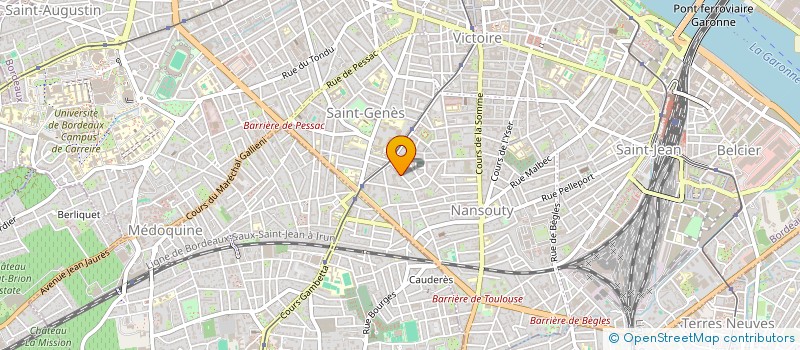 localisation de l'entreprise MONSIEUR THOMAS GUYONVARCH  BORDEAUX