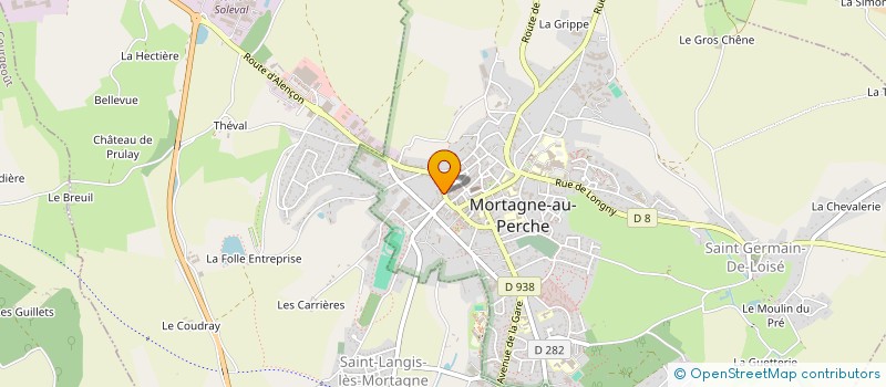 localisation de l'entreprise MONSIEUR THOMAS HABERT  MORTAGNE-AU-PERCHE