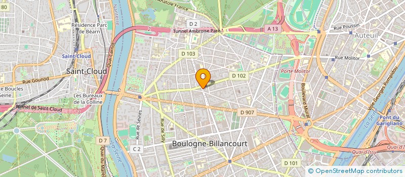 localisation de l'entreprise MONSIEUR THOMAS HALEY à BOULOGNE-BILLANCOURT