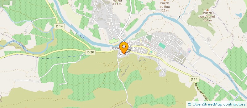 localisation de l'entreprise MONSIEUR THOMAS HALKOWSKI  CESSENON-SUR-ORB