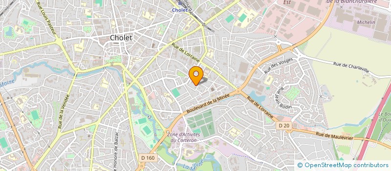 localisation de l'entreprise MONSIEUR THOMAS HAMARD à CHOLET