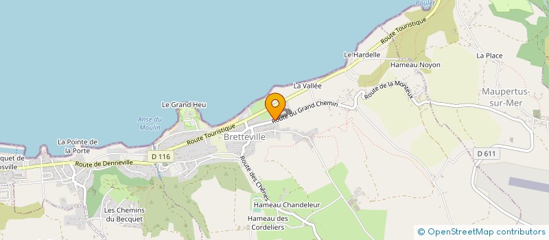 localisation de l'entreprise MONSIEUR THOMAS HAMEL  BRETTEVILLE