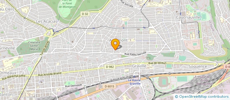 localisation de l'entreprise MONSIEUR THOMAS HAMEL à LE HAVRE