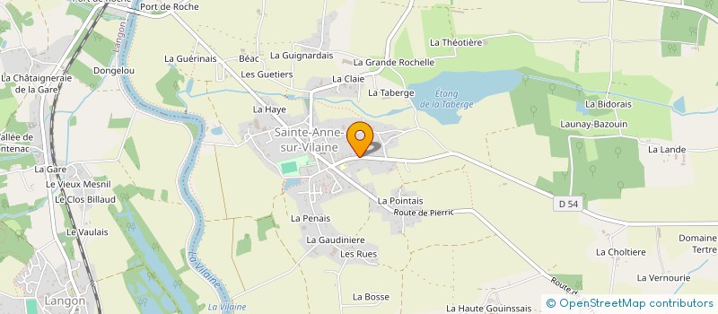 localisation de l'entreprise MONSIEUR THOMAS HAMON à SAINTE-ANNE-SUR-VILAINE