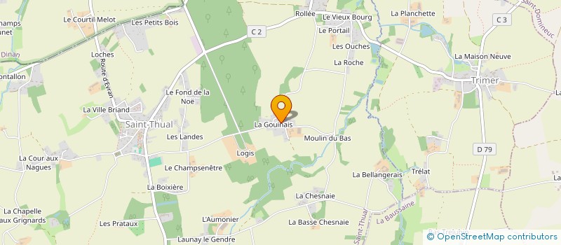 localisation de l'entreprise MONSIEUR THOMAS HAMON  SAINT-THUAL