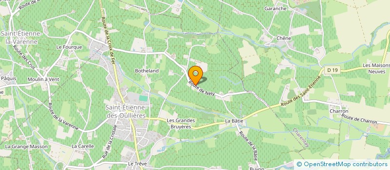 localisation de l'entreprise MONSIEUR THOMAS HANNI  SAINT-ETIENNE-DES-OULLIERES