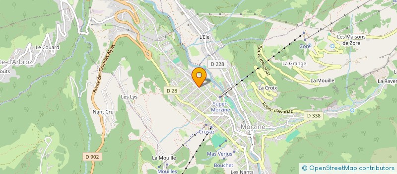 localisation de l'entreprise MONSIEUR THOMAS HARDMAN à MORZINE