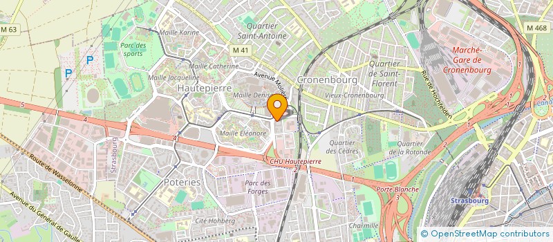 localisation de l'entreprise MONSIEUR THOMAS HARTMANN à STRASBOURG