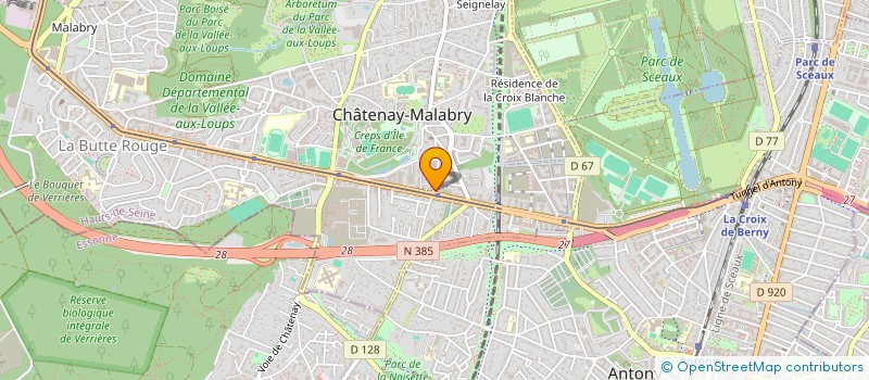 localisation de l'entreprise MONSIEUR THOMAS HAUVUY  CHATENAY-MALABRY