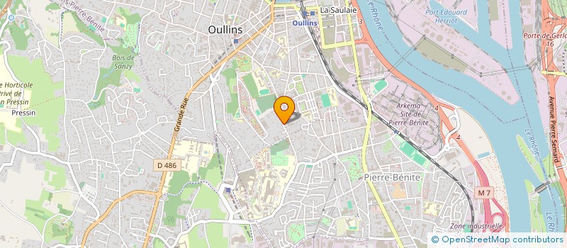 localisation de l'entreprise MONSIEUR THOMAS HEBRARD  OULLINS-PIERRE-BENITE