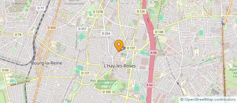 localisation de l'entreprise MONSIEUR THOMAS HEL HOSSINE  L'HAY-LES-ROSES